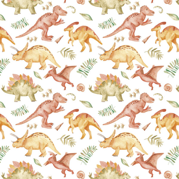 Watercolor Dinosaurs