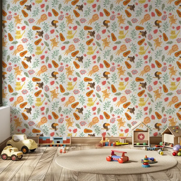 Jungle Jam Wallpaper - Art Studio Ke